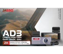 JASSO - CAMERA HÀNH TRÌNH QUAY TRƯỚC - SAU JAS - AD3