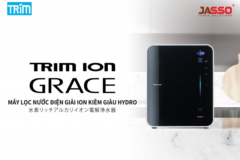 TRIM ION - Máy điện giải ION kiềm giàu Hydro GRACE - Made in Japan