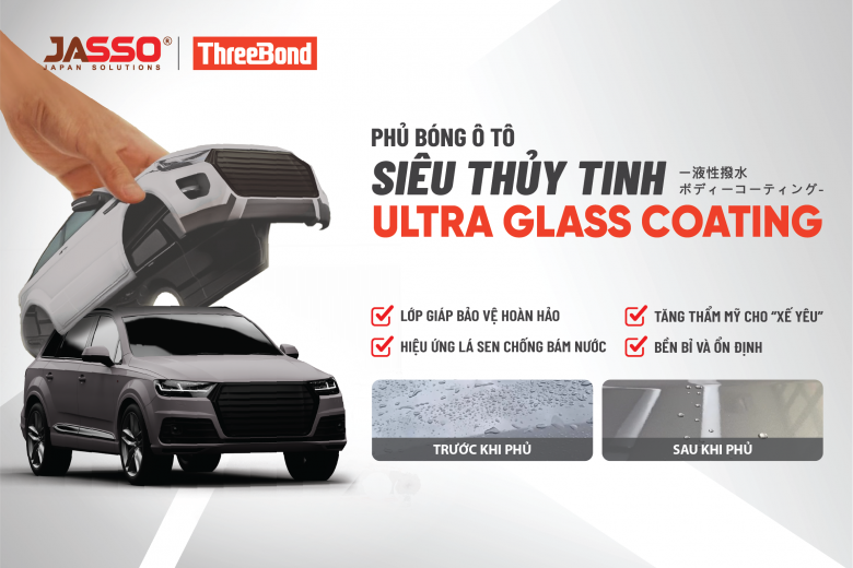 ULTRA GLASS COATING - PHỦ BÓNG Ô TÔ SIÊU THỦY TINH
